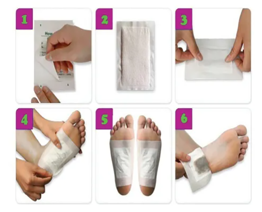 Almohadillas Desintoxicantes para Pies 100 Parches - Mejora tu Sueño