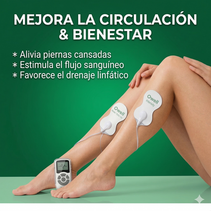 RelaxaPulse™ – Masaje Inteligente 8 Electrodos para un Cuerpo Sin Dolor