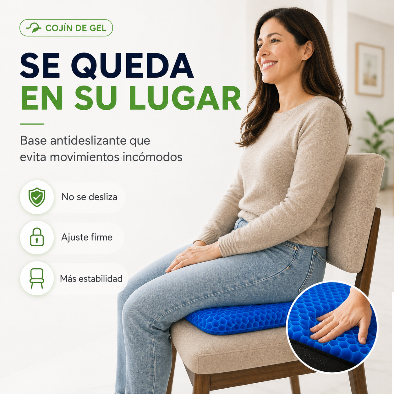 ComfortGel™ Comodidad Todo el Día