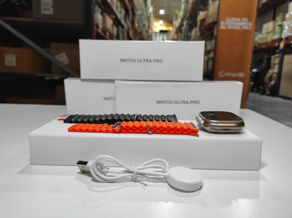 Smartwatch Ultra Pro con 2 Correas (Negro + Naranja) - additional image 4