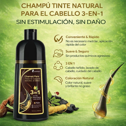 Shampoo Power Max® - Cubre Canas y Rejuvenece tu Imagen