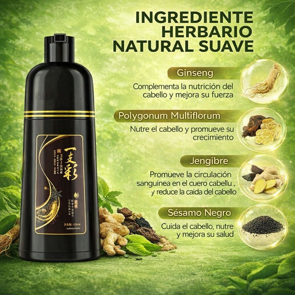 Shampoo Power Max® - Cubre Canas y Rejuvenece tu Imagen