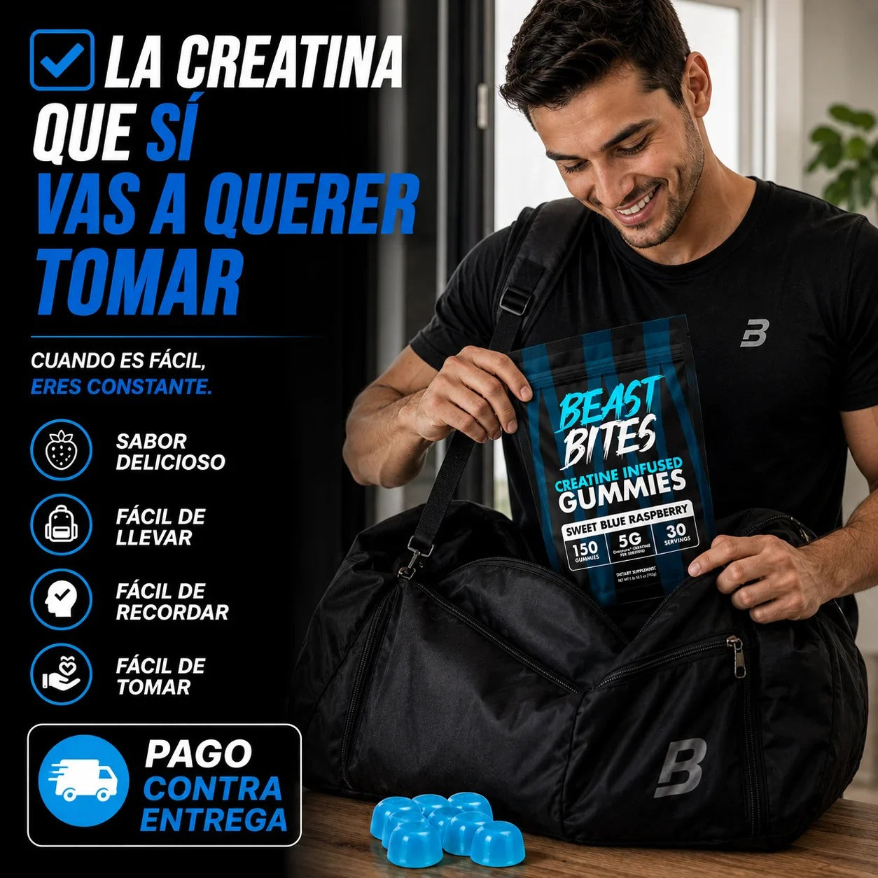 Beast Creatina Gummies™ - La Creatina Más Práctica Para Tu Día