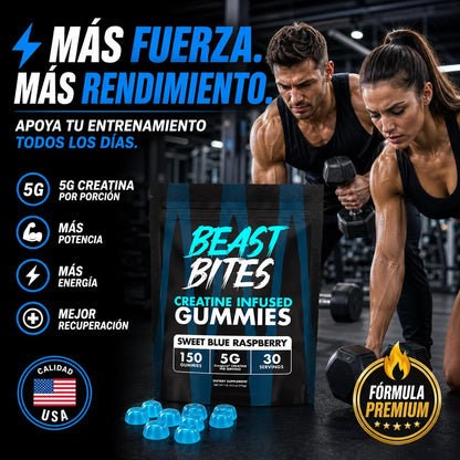 Beast Creatina Gummies™ - La Creatina Más Práctica Para Tu Día